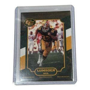 Lumsden Neil Edmonton Eskimos CFL Football Card